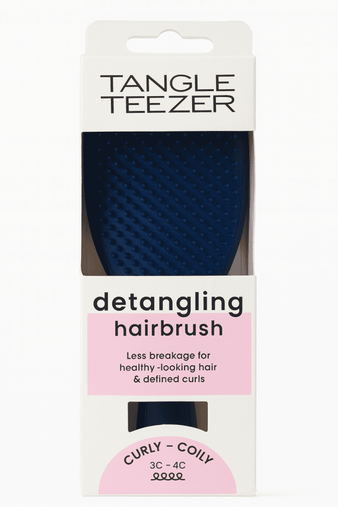 Brosse Tangle Teezer 4C Hair Brush conçue pour démêler les cheveux crépus très denses