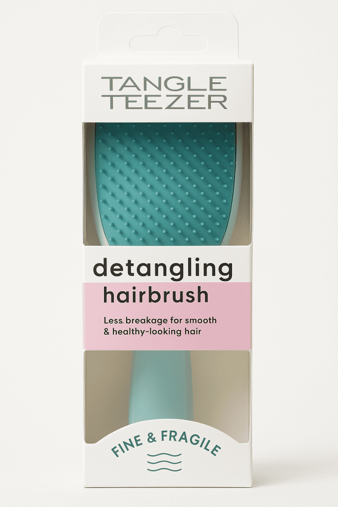 Brosse Tangle Teezer Fine and Fragile aux picots souples pour cheveux fins ou fragiles